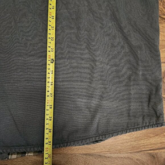 Carhartt Canvas Fleece Lined Overshirt/Jacket Size 2XL Grey - Picture 4 of 12